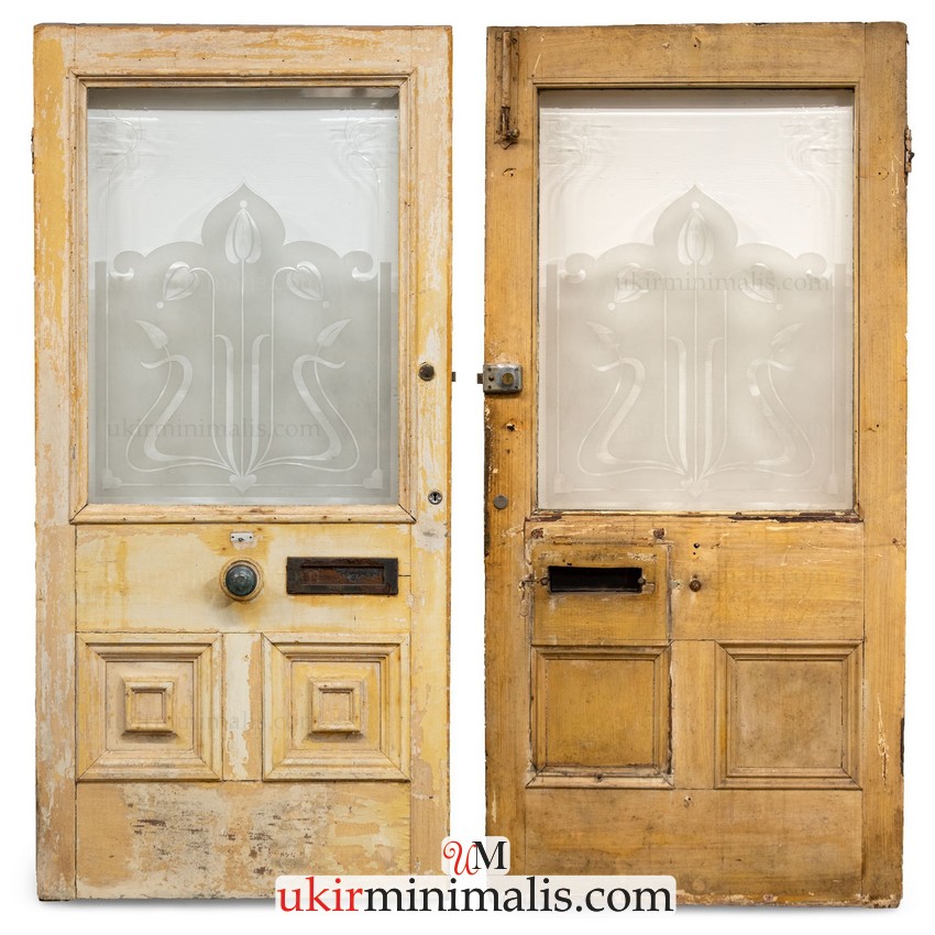 Pintu Rumah Vintage Minimalis Modern Desain Warna Bludru